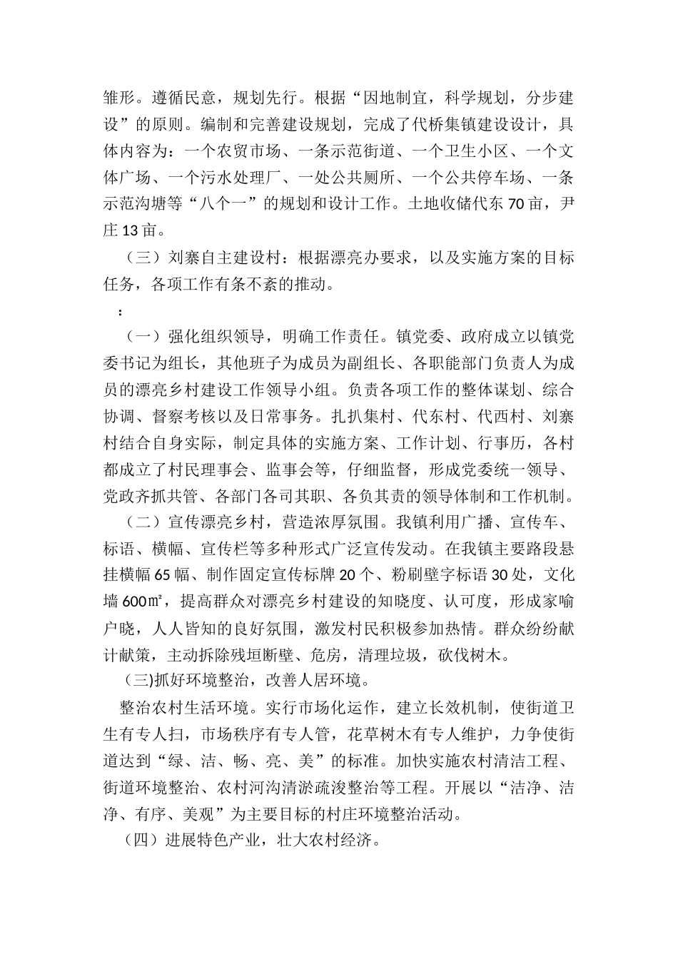 2024年美丽乡村建设调查报告总结_第2页