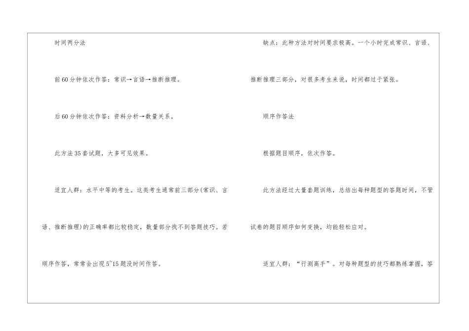 2024年考生怎样高效复习行测内容_第3页