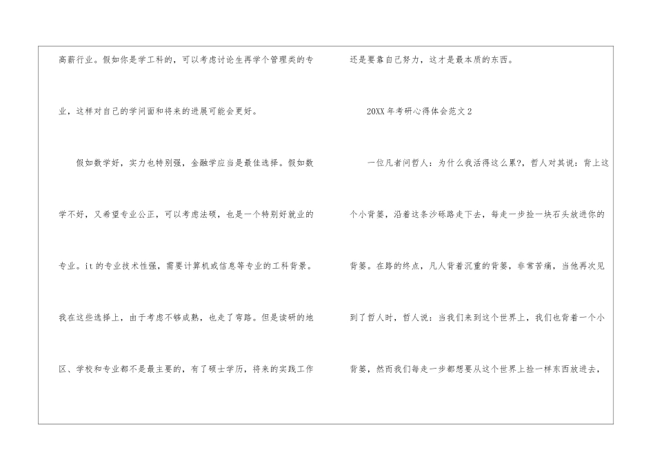 2024年考研心得体会范文五篇_第2页