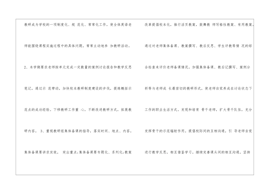 2024年英语教研组工作总结_第2页
