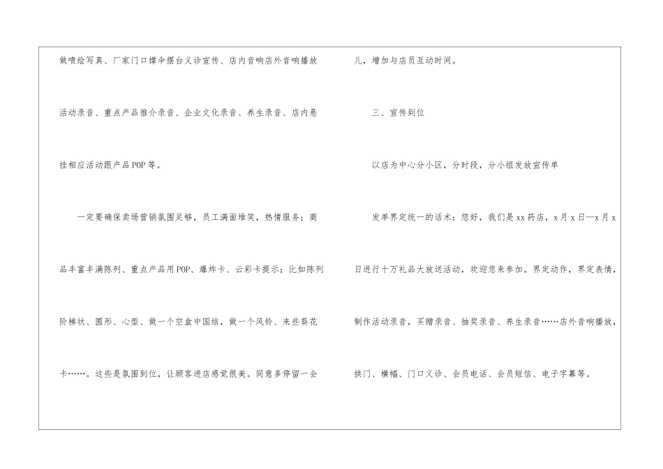 2024年药店促销活动总结_第3页