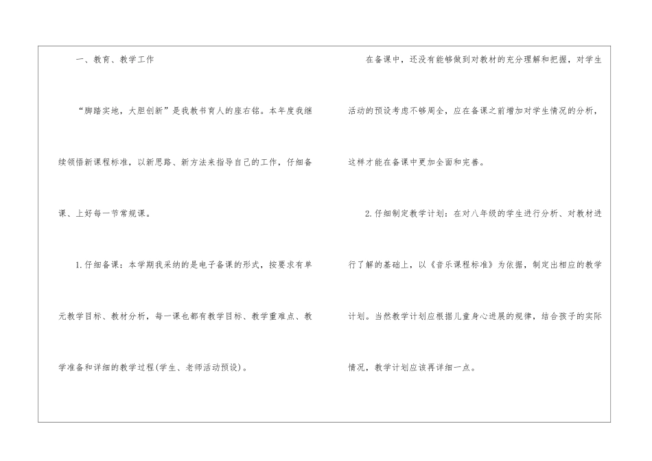 2024年音乐教师学期个人工作总结_第2页