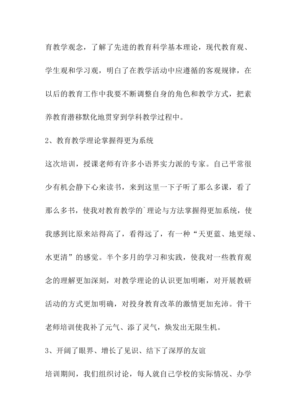 2024年骨干教师培训个人总结_第3页