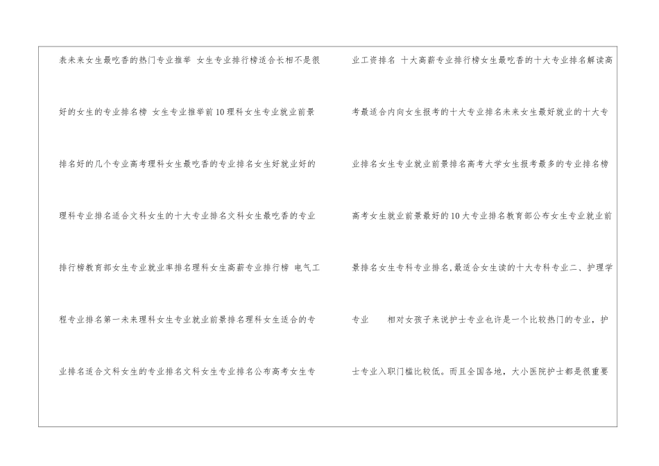 2024年高考女生好就业的专业排名-女生专业就业率排行榜_第2页