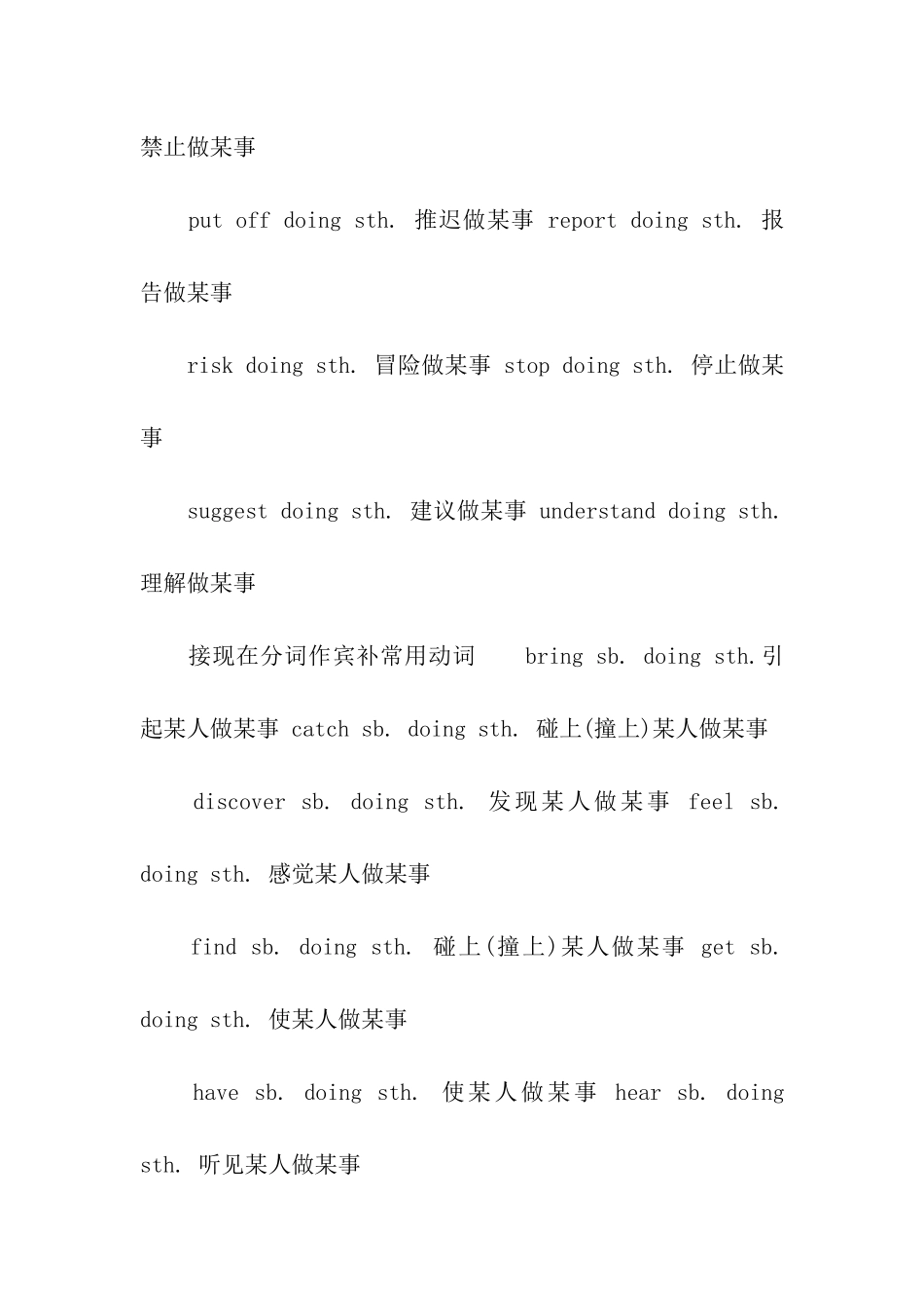 2024年高考英语常用固定搭配_第3页