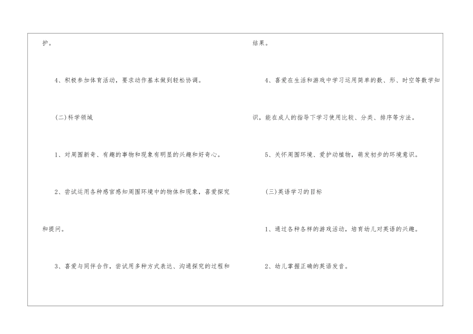 2024幼儿园英语教学工作计划五篇_第2页