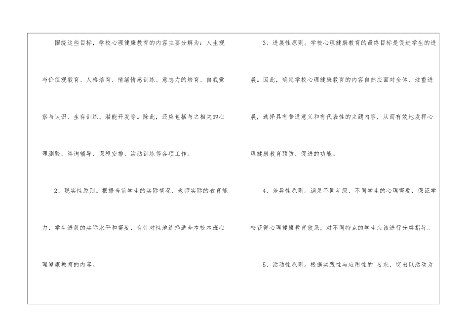 2024心理健康教育工作方案_第3页