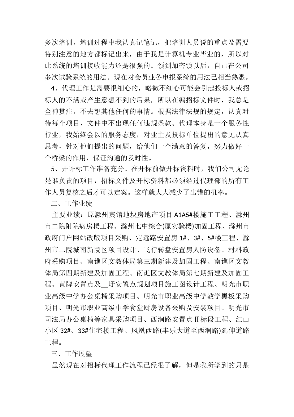 2024招标代理年终总结_第2页