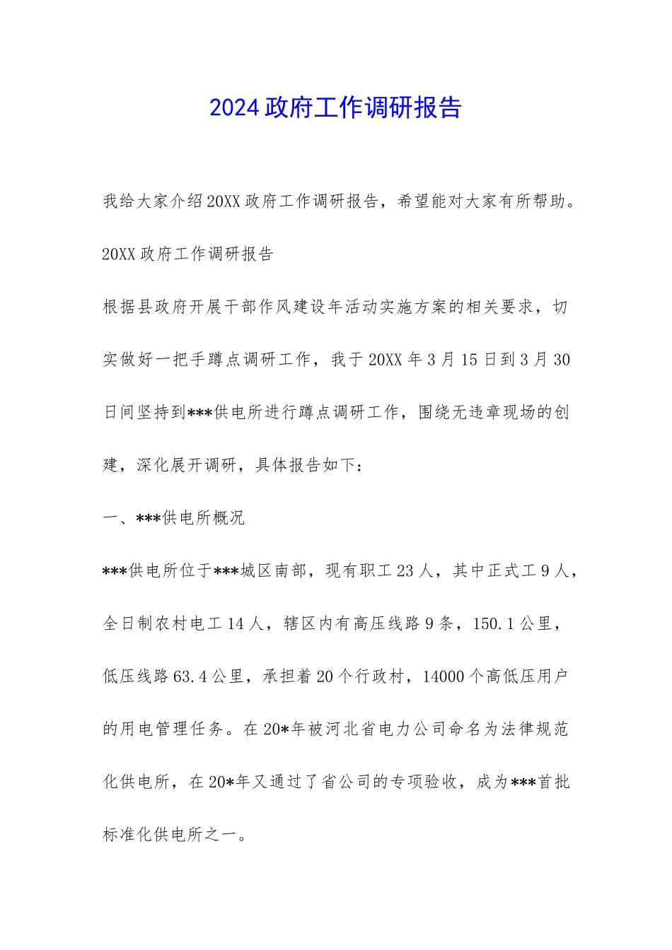 2024政府工作调研报告-_第1页