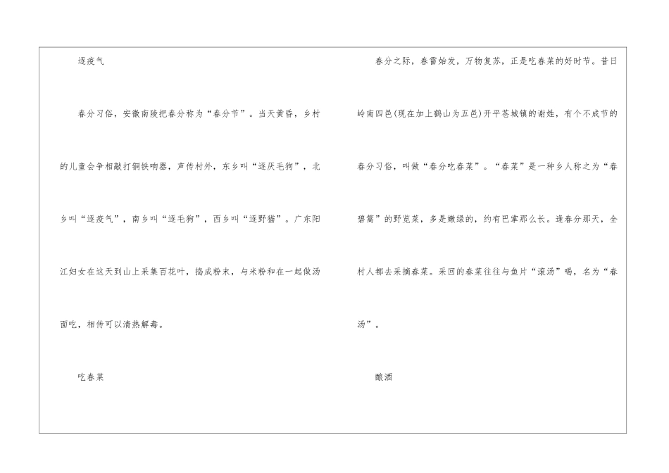 2024春分节气趣味民俗_第3页