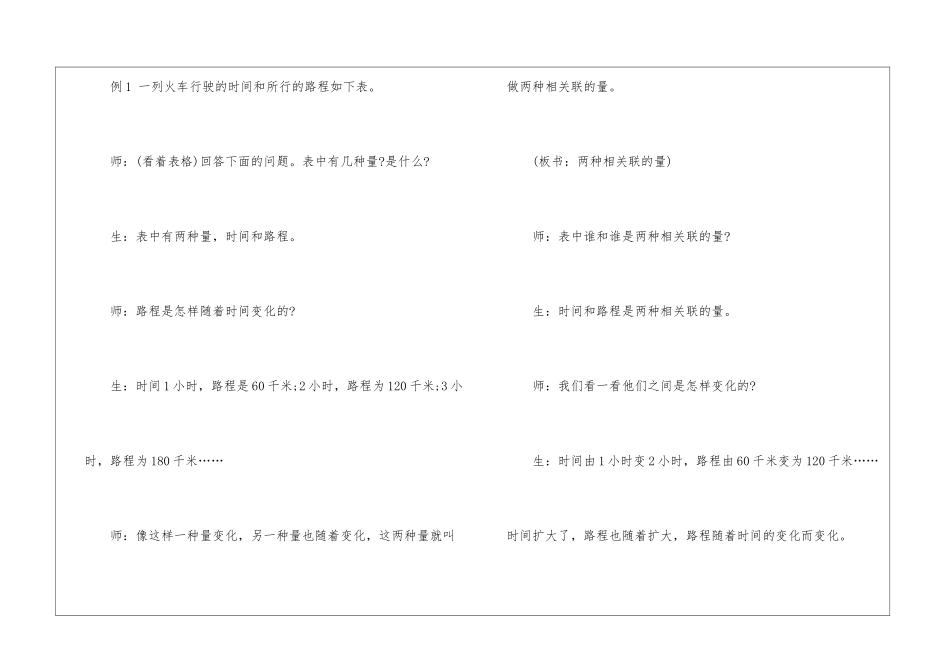 2024最新版人教版六年级数学下册教案模板_第3页