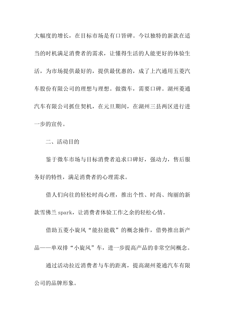 2024汽车促销活动方案_第2页