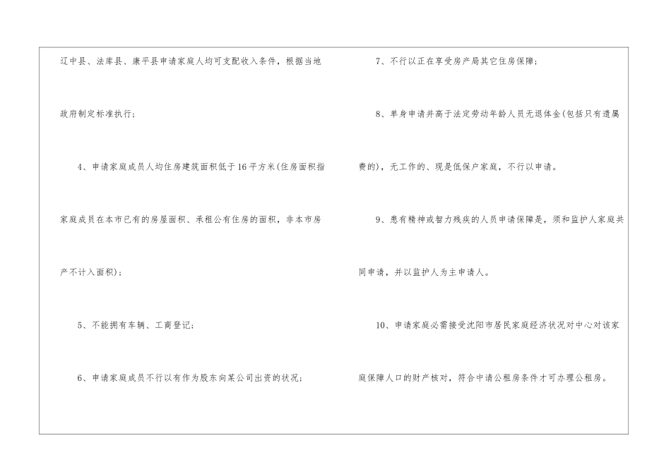 2024沈阳公租房申请条件是什么_第2页