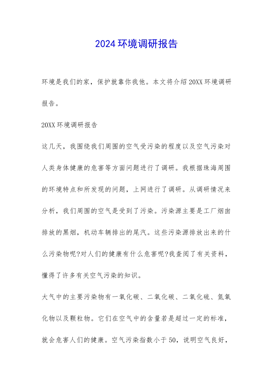 2024环境调研报告-_第1页