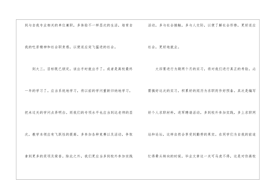 2024的大学人生规划800字范文五篇_第2页