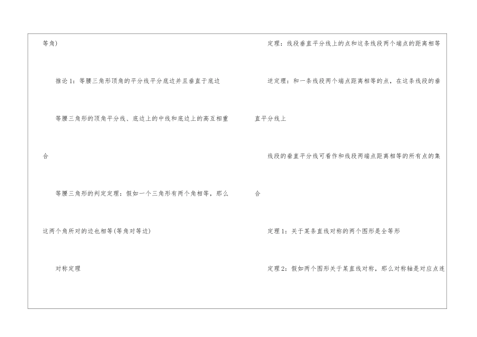 2024福建省中考数学考点梳理_第2页