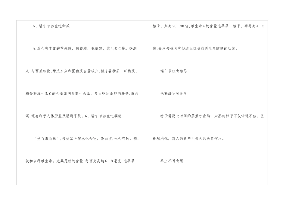 2024端午节的养生饮食及饮食禁忌_第3页