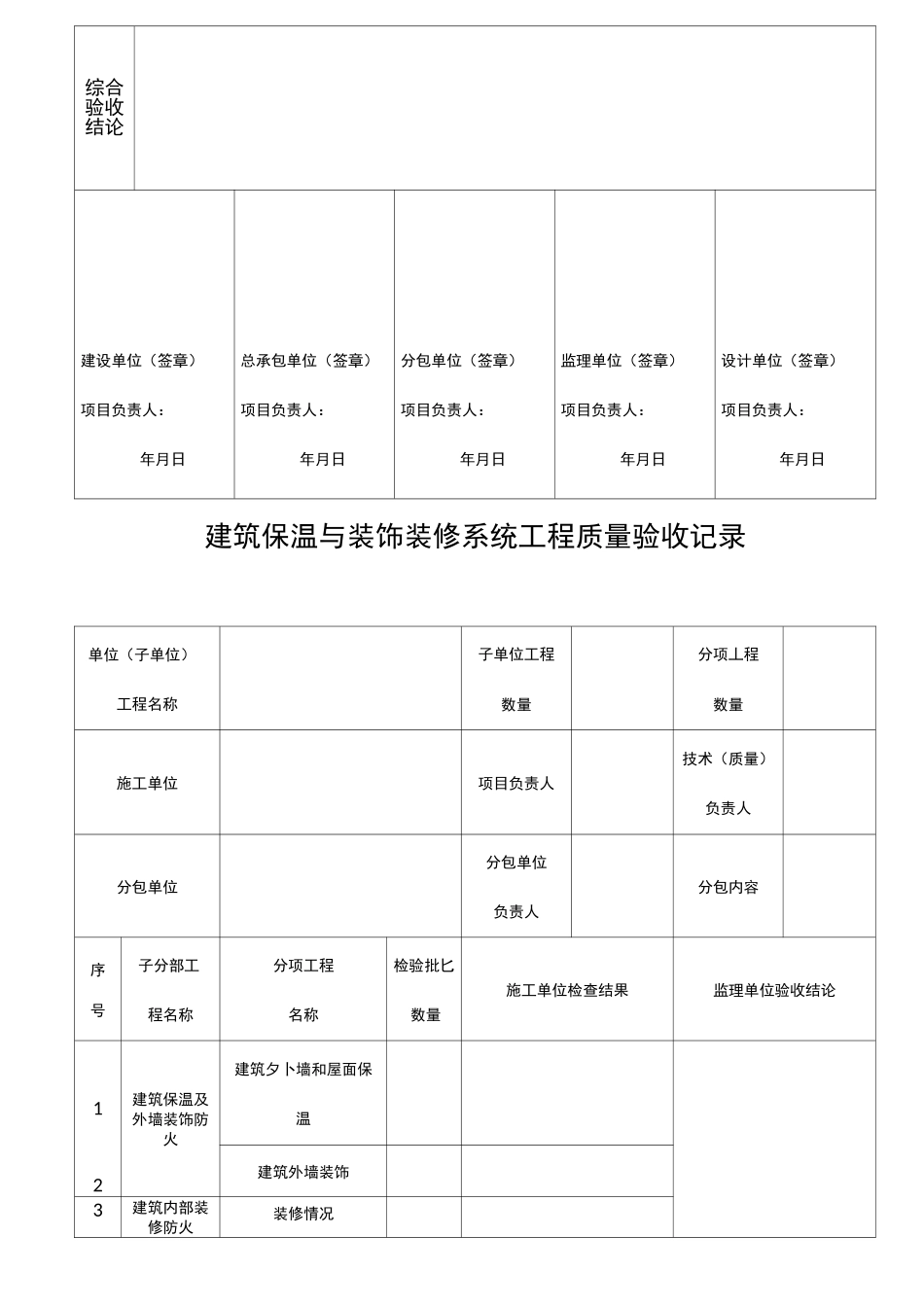 消防工程分系统质量验收记录-分部分项_第2页