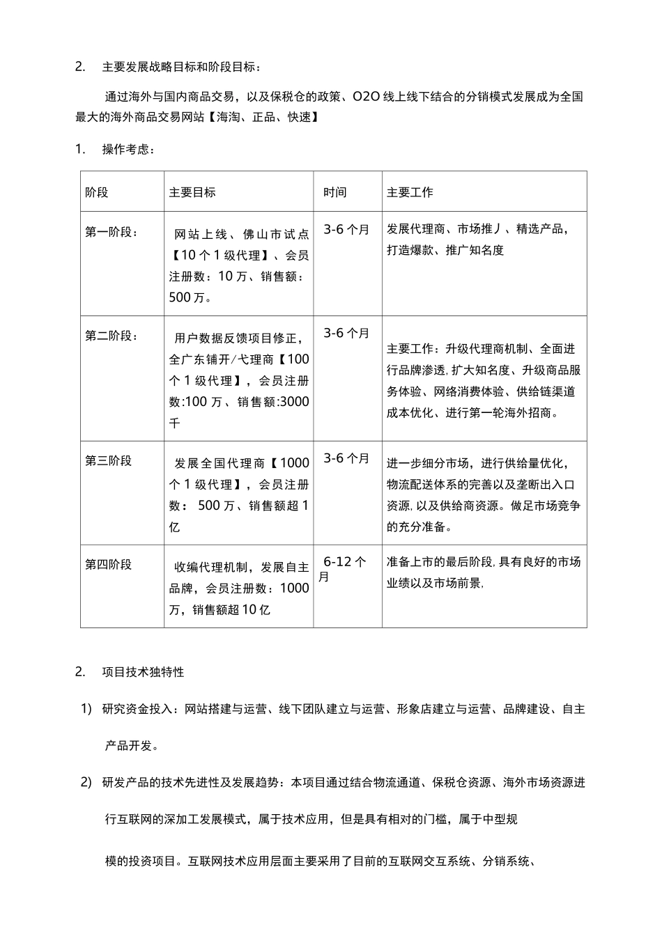 跨境电商项目计划书_第2页