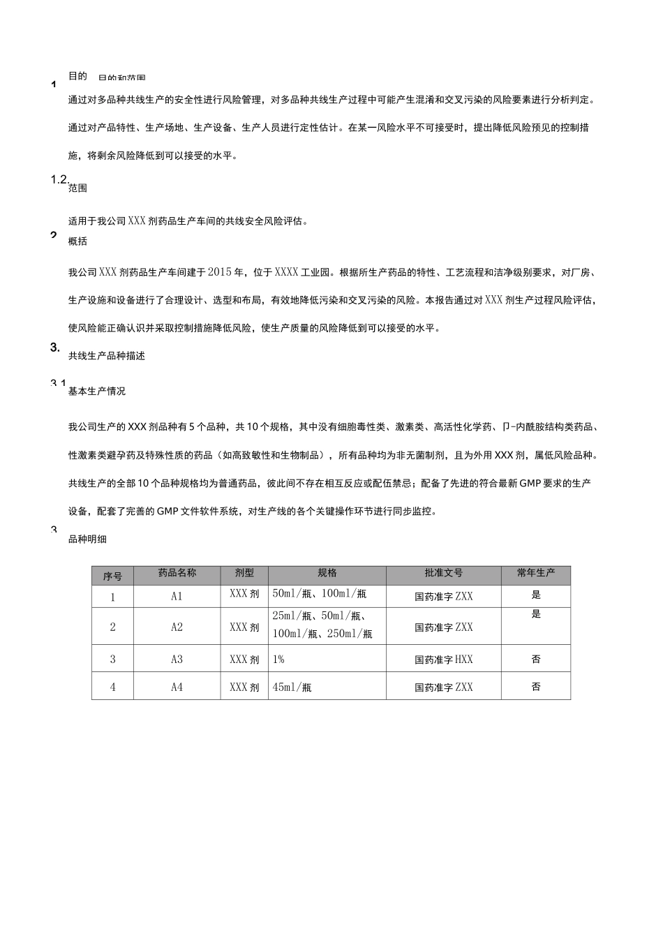 共线生产风险评估报告 _第3页