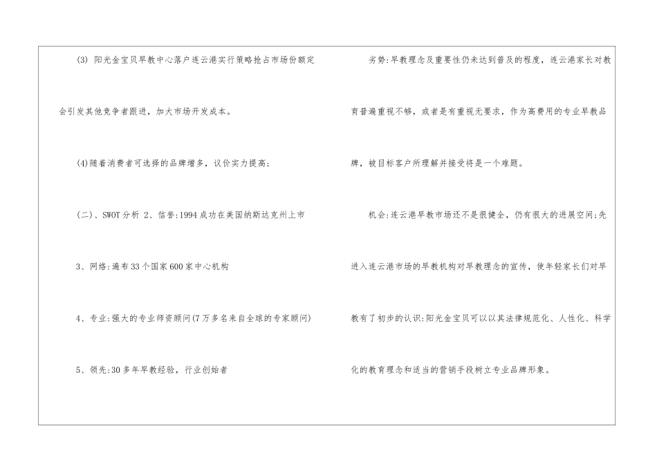 2024经典早教促销方案5篇_第3页