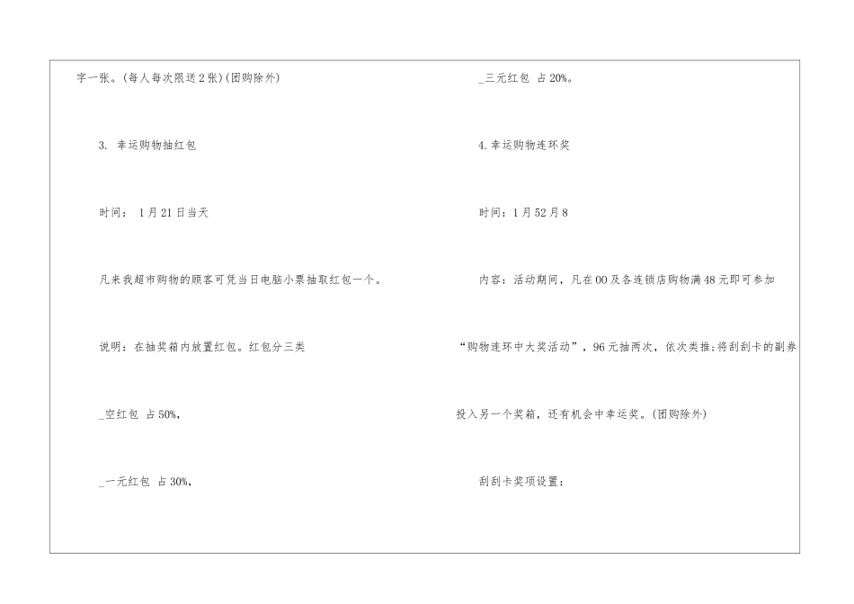 2024经典春季超市促销方案5篇_第3页