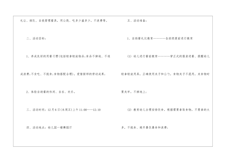 2024经典酒店自助餐促销方案_第2页