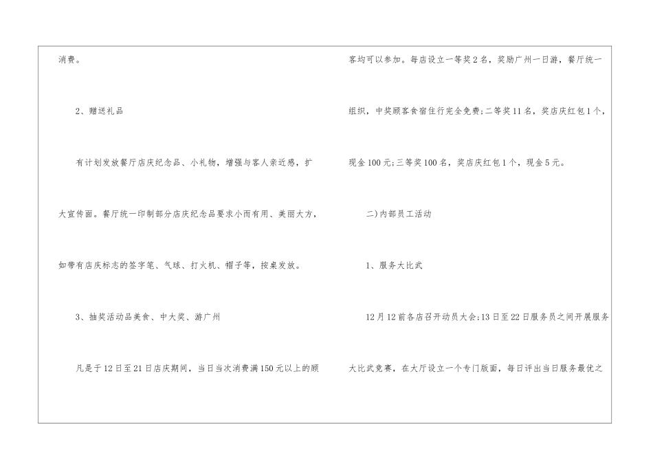 2024经典酒店店庆促销方案_第3页