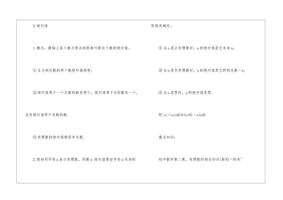 2024苏教版数学中考考点归纳_第3页