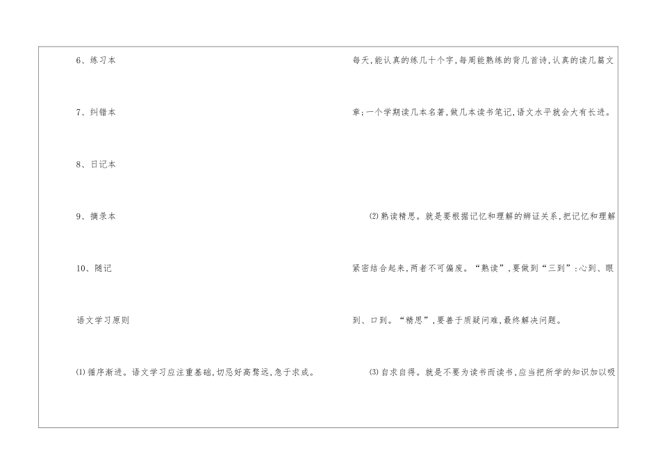 2024语文学习准备经验分享_第2页