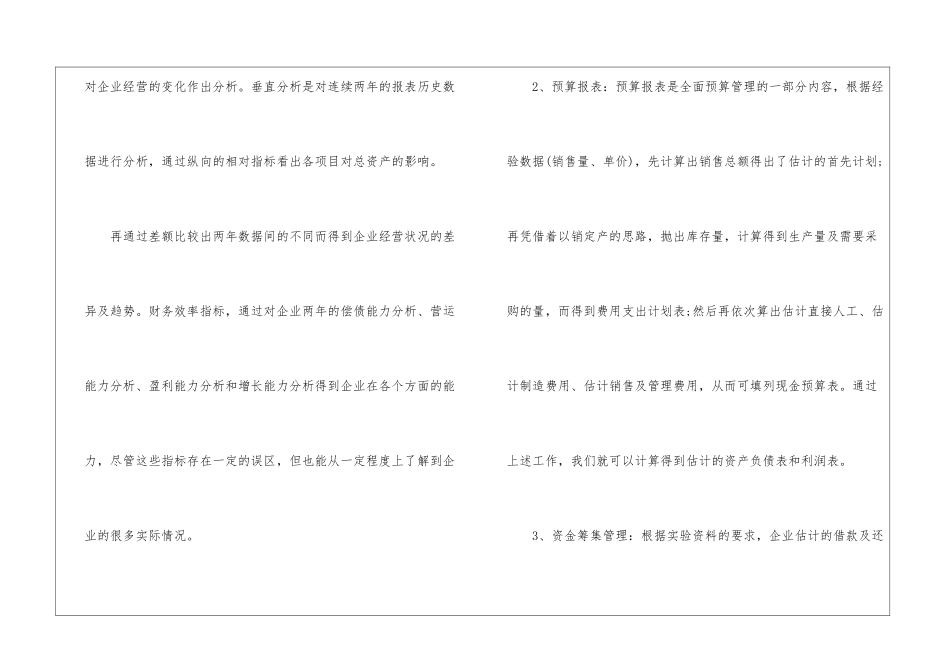 2024财务管理实训心得感悟10篇_第2页