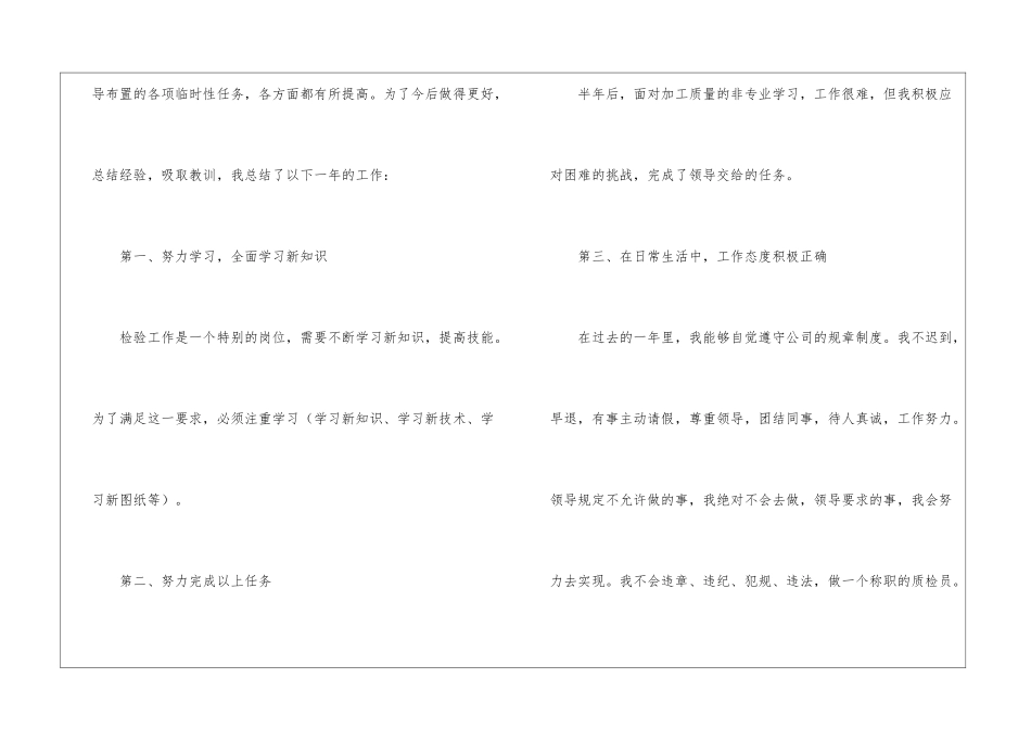 2024质检员年终工作总结_第2页