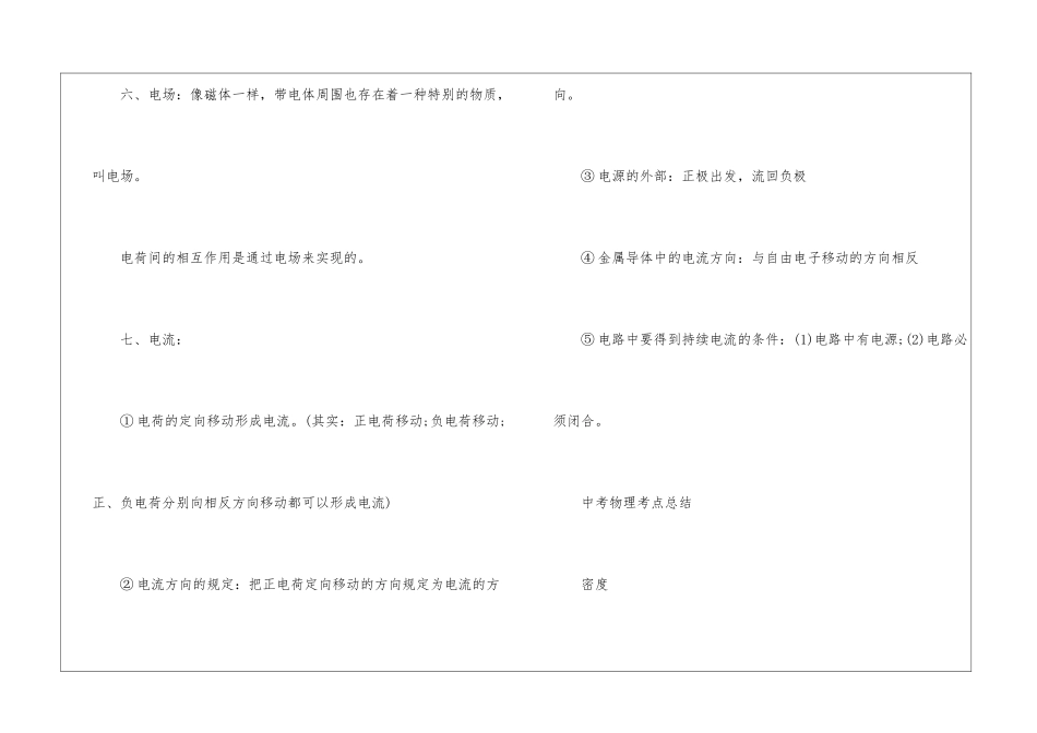 2024贵阳中考物理考点总结_第3页