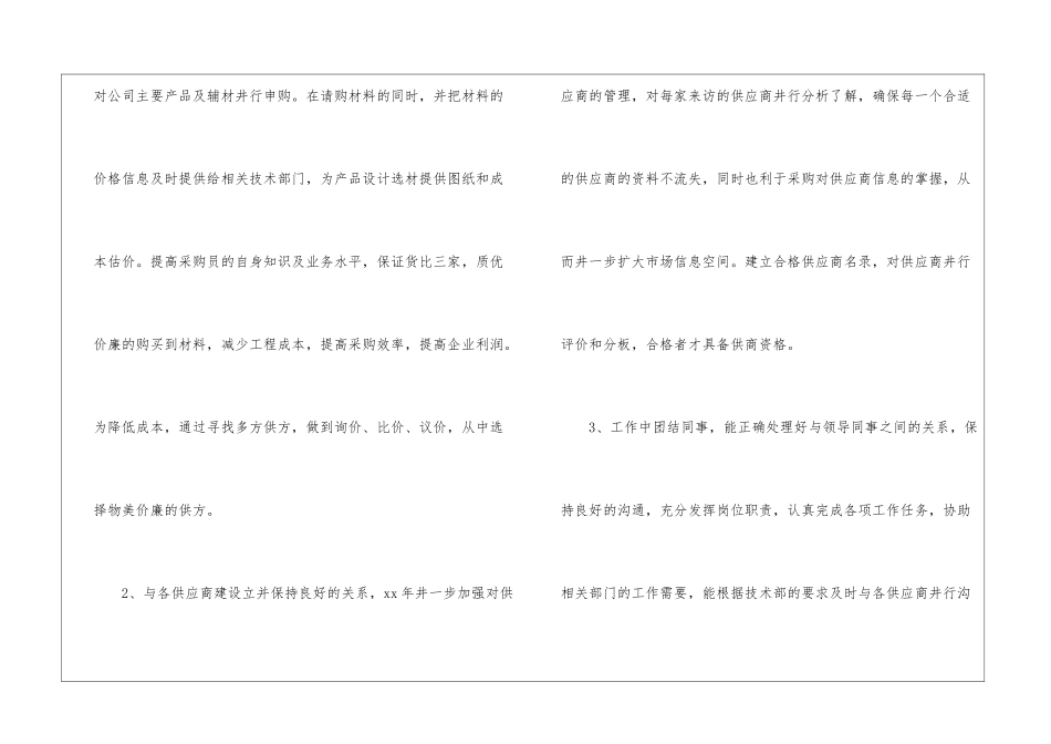 2024采购员的年终工作总结_第2页