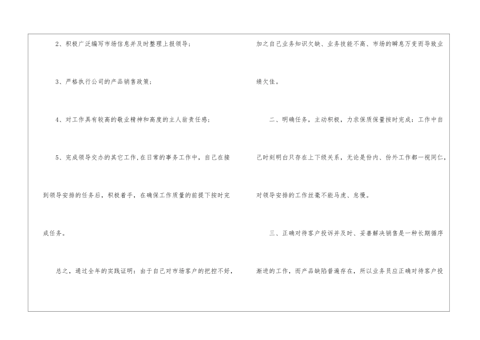 2024销售业务员年终工作总结_第2页