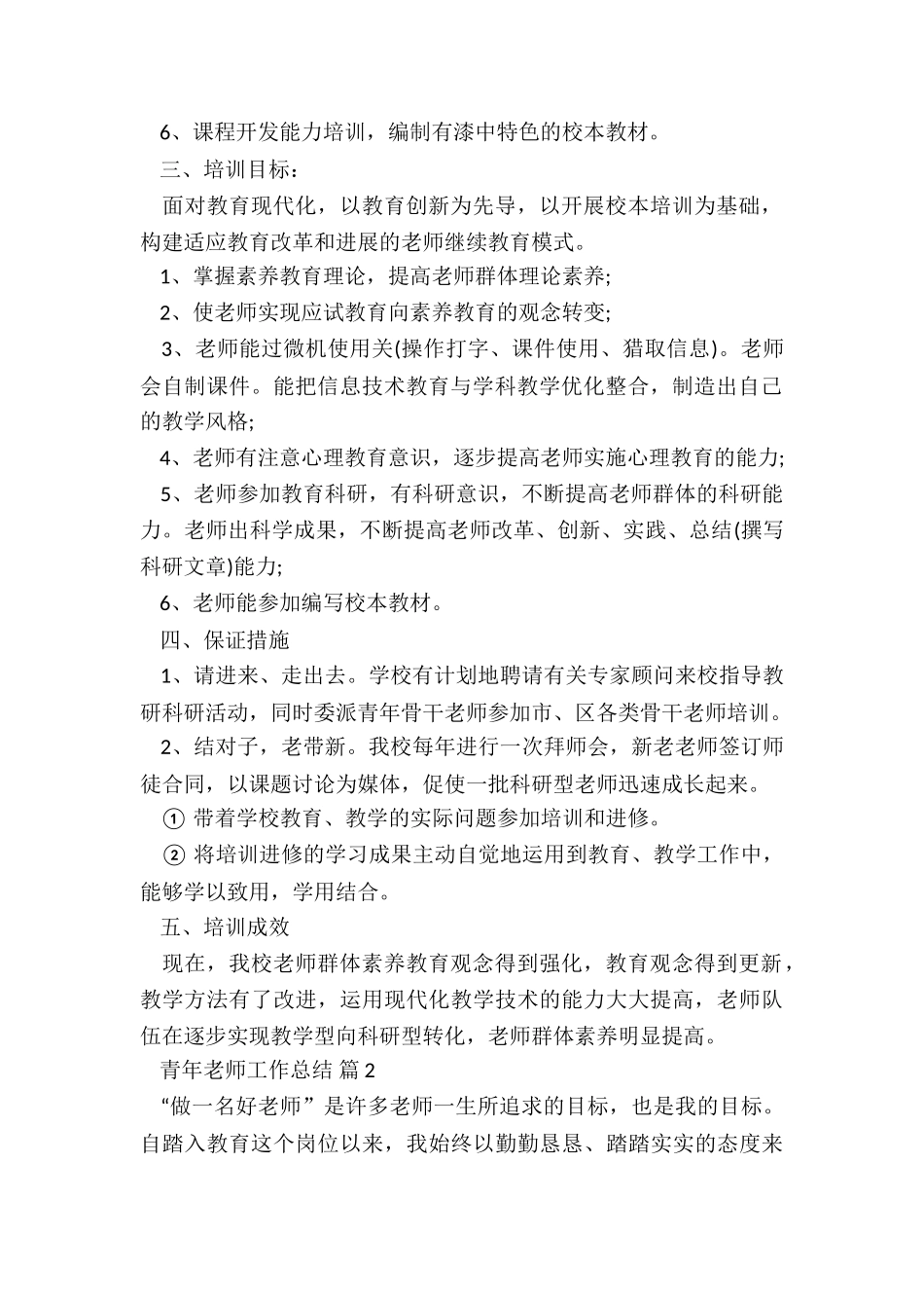 2024青年教师工作总结(最新)5篇_第2页