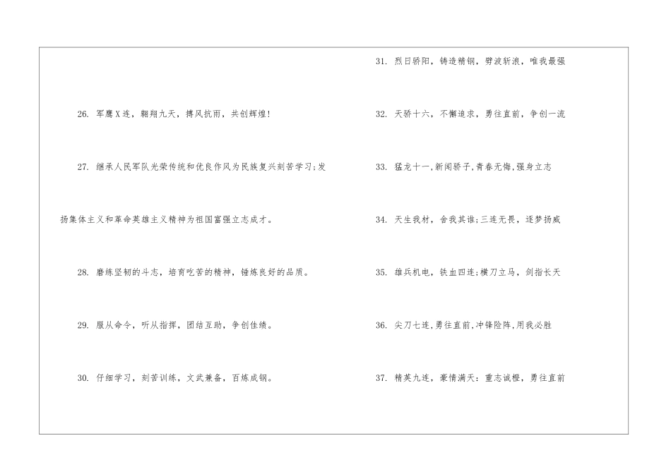 2024高中军训口号_第3页
