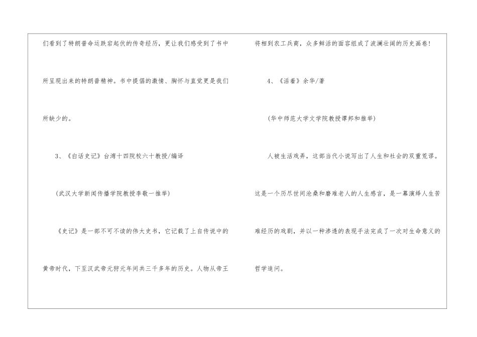 2024高中生必读的经典书籍推荐_第2页