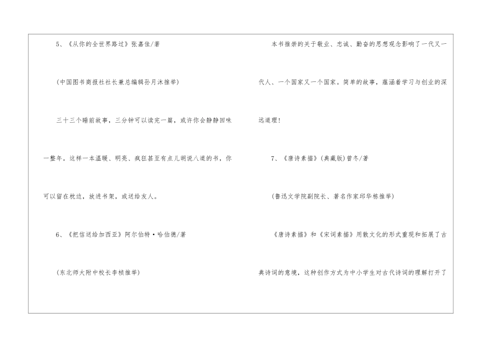 2024高中生必读的经典书籍推荐_第3页