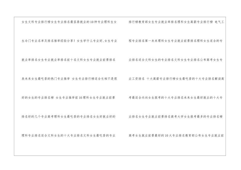 2024高考女生专业工资排名-十大高薪专业排行榜_第2页