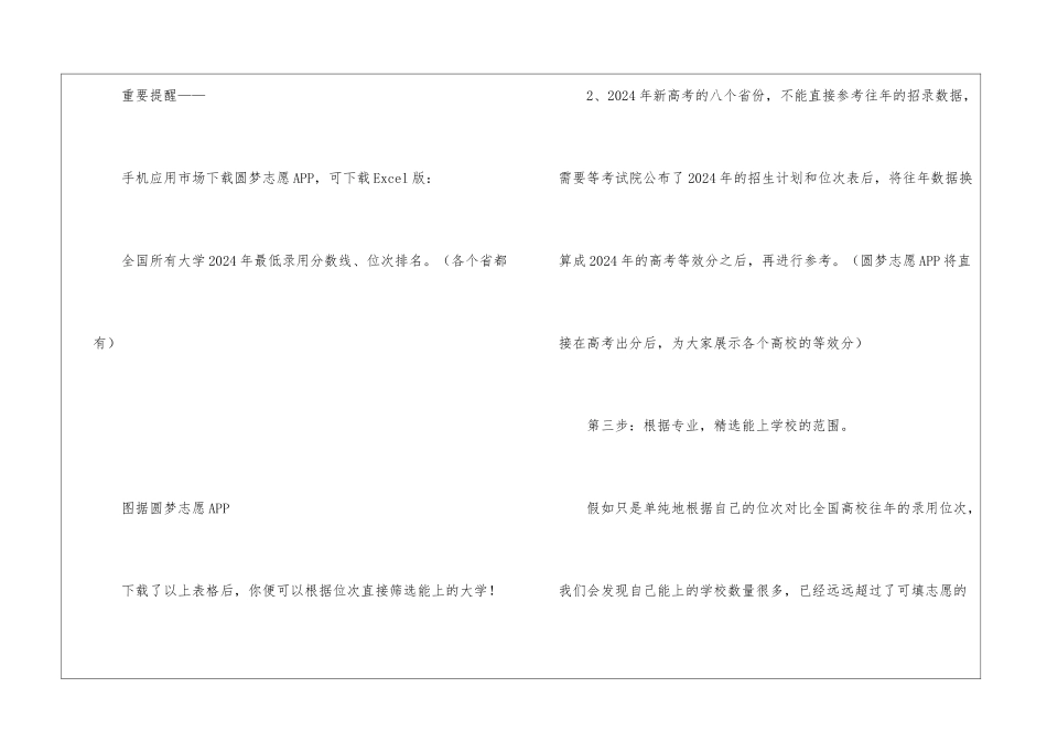 2024高考怎么看排位选学校？2024年高考后大学怎么选？附看排名报志愿方法_第2页