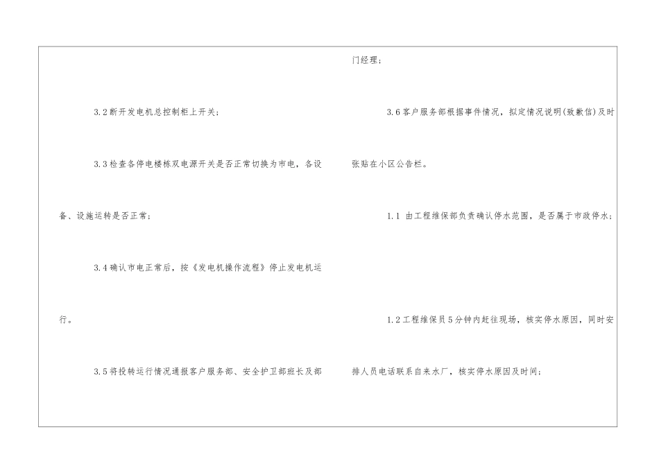 HL物业工程部突发事件应急预案--_第3页