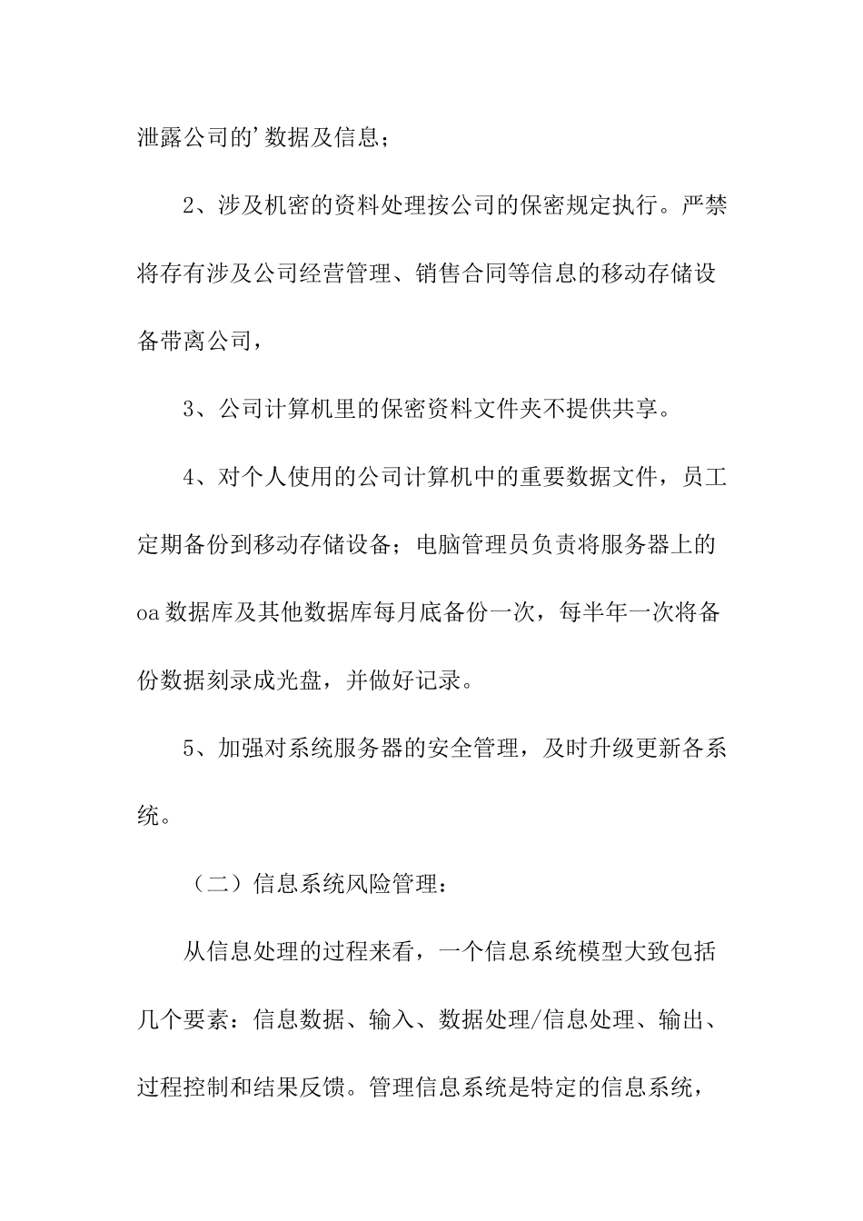 IT全面风险管理的工作报告_第2页