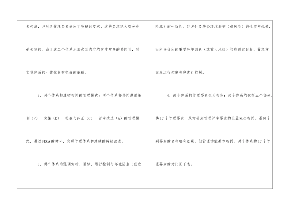OHSAS18001与ISO14001体系的一体化及其审核_第3页