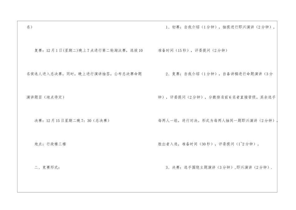 “战胜自我”主题演讲比赛策划书_第3页