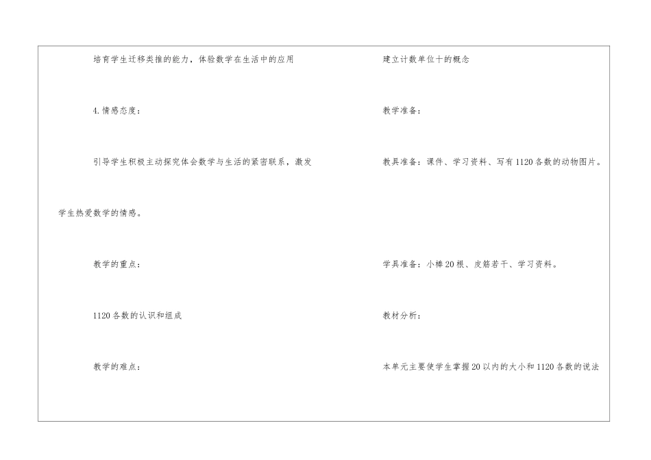 《11～20各数的认识》优质课教学设计_第2页
