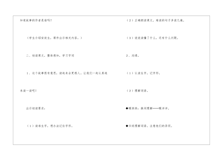 《丑小鸭》教学设计-_第2页