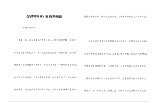 《向青春举杯》教参-