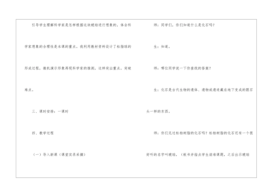 《琥珀》教学实录-_第2页