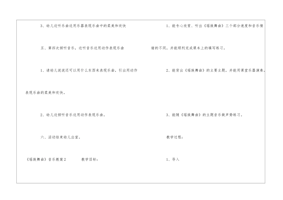 《瑶族舞曲》音乐教案_第3页